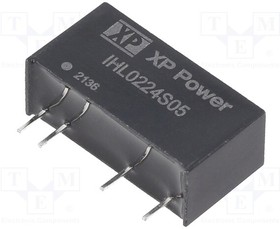 IHL0224S05, Isolated DC/DC Converters - Through Hole DC-DC, 2W, single output, high isolation, SIP7