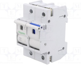 MGN02663, Fuse disconnector; D02; for DIN rail mounting; 63A; Poles: 1+N