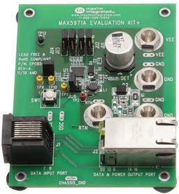 MAX5971AEVKIT+, Power Management IC Development Tools Eval Kit MAX5971A (Single-Port, 40W, IEE