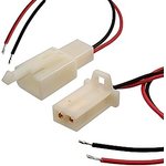 Межплатный провод питания 1007 AWG24 2x2.8 5mm L=300mm RB