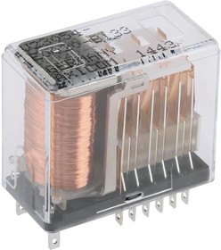 3-1393813-6, Signal Relay, 24 VDC, 6PDT, 2 A, Cradle S/V23054, Through Hole, Non Latching