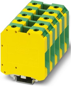 Protective conductor terminal, screw connection, 16-50 mm², 1 pole, 8 kV, yellow/green, 443078