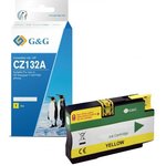 GG-CZ132A, Картридж струйный G&G, аналог HP CZ132A желтый 26ml