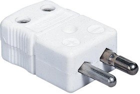 NHX-U-M, Thermocouple Connector, NHX Series, Ceramic, Ultra High Temperature, Solid Pin, Type B, Plug