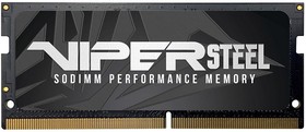 Фото 1/3 SO-DIMM DDR 4 DIMM 16Gb PC21300, 2666Mhz, PATRIOT Viper Steel (PVS416G266C8S) (retail)