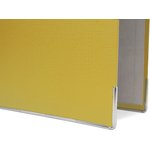 Папка-регистратор Silwerhof 355020-05 A4 50мм ПВХ/бумага желтый мет.окант ...