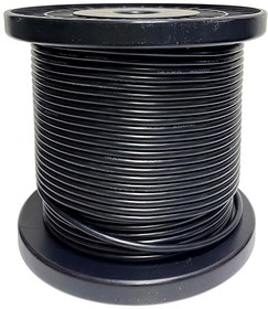 Провод гибкий медный луженый AWG 16 (1,5 мм кв) черный 200 м