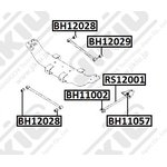 Сайлентблок задн подвески CHEVROLET LACETTI BH12028