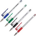 Ручка шариковая неавтомат. Beifa 4цв/наб с резин.манжет АА999-4 Китай