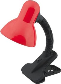 Настольный светильник на прищепке DL-2- 60W-E27, красный 1183165