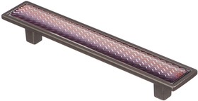 Ручка-скоба BREEZE 128 мм, полимер, черный лакированный никель KA1-128BR31P-NF