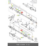 4125590, Ступица подшипников трипода, Zetec-E 2.0 [ORG]