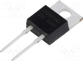 S5D10170A2, Diode: Schottky rectifying; SiC; THT; 1.7kV; 10A; 333.4W; TO220AC