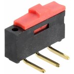 CL-SA-12C4-22, Slide Switches SPDT, ON-ON Slide, Red Actuator ...