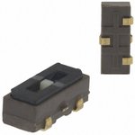 CJS-1201A, Slide Switches smd jumper switch, J hook, with detent