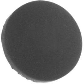 Cap, round, Ø 9.5 mm, (H) 2.05 mm, black, for short-stroke pushbutton Ultramec 6C, 10ZC09UV12306