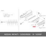 16590VB000 КРЫШКА, ВЫПУСКНОЙ КОЛЛЕКТОР