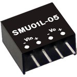 SMU01L-09, DC/DC converter, 1W, input 4.5-5.5V, output 9V/110mA