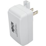 U280-001-W2-HG, USB CHARGER, NEMA 1-15P, WHITE, PC