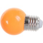 Лампа декоративная светодиодная LED-G45-1W/ ORANGE/E27/FR/С UL-00005650