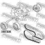 Ролик натяжной BMW X5 E53 1999-2006 FEBEST 1987-E46