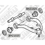 BH21025, Сайлентблок TOYOTACROWN/CROWN MAJESTA UZS14/JZS14/LS141/GS141 1991-1995