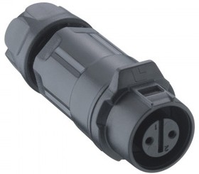 0260 03, Circular Connector, 3 Contacts, Cable Mount, Socket, Female, IP67, 02 Series