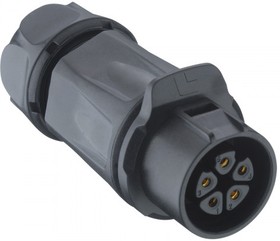 0262 02, Circular Connector, 2 Contacts, Cable Mount, Socket, Female, IP67, 02 Series