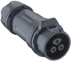 0261 08, Circular Connector, 8 Contacts, Cable Mount, Socket, Female, IP67, 02 Series
