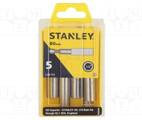 1-68-732, Holders for screwdriver bits; Socket: 1/4"; Overall len: 60mm