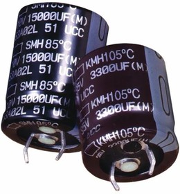 EKMH101VSN222MA30S, Aluminum Electrolytic Capacitors - Snap In 2200uF 100 Volt