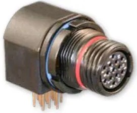 801-023-07M7-10PA, Circular MIL Spec Connector MM DBL START RT ANG JAM NUT 10CNT PIN