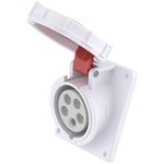 DIS4183267, Concealed socket with tilt IP67 32A 3P+E+N 400V