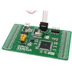 mikroXMEGA Board, Отладочная плата на базе ATxmega128A1