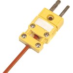 SMPW-CC-K-M, Thermocouple Connector, SMPW Series, Miniature, Cable Clamp ...