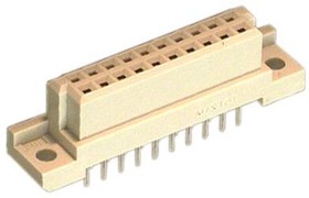 PCN13-20S-2.54DSA(71), DIN 41612 Connectors DIN RCPT 20P DUAL STR