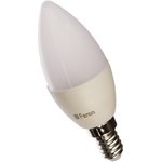 25477, Лампа светодиодная LED 7вт E14 дневной матовая свеча