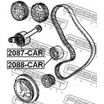 Ролик натяжителя CHRYSLER STRATUS/ SEBRING 2001-2006 [NA] ремня грм \ 2087-CAR FEBEST