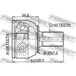 2110-CA216, 2110-CA216_ШРУС наружный к-кт!\ Ford Mondeo IV 07-14