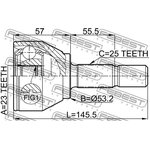 2110-FOC, 2110-FOC_ШРУС наружный к-кт!\ Ford Focus all 98