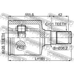 2111-CA223LH, 2111-CA223LH_ШРУС внутренний левый к-кт!\ Ford Mondeo (CA2) 07-14