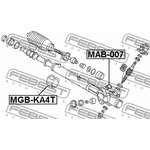 MGB-KA4T, Проставка рулевой рейки