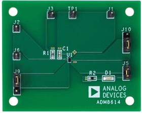 ADM8614-EVALZ, Evaluation Board, ADM8614Y263ACBZ-R7, Ultralow Power Voltage Supervisor, 2.63 V Pretrimmed Threshold