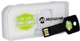 Фото 1/4 SW006021-DGL, Development Software MPLAB XC8 Compiler PRO Dongle License