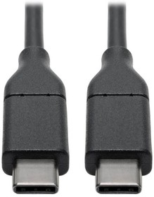 U040-003-C-5A, Cable Assembly USB 0.9m USB 2.0 Type C to USB 2.0 Type C M-M Crimp-Crimp 22-30AWG
