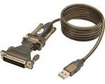 U209-005-DB25, Cable Assembly Data 1.52m USB Type A to D-Sub/D-Sub 4 to (9/25) POS M-M