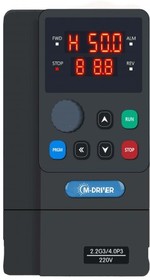 Фото 1/6 M-DRIVER Частотный преобразователь 220В 2.2кВт C0022G1