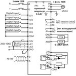 M-DRIVER Частотный преобразователь 220В 5.5кВт C0055G1