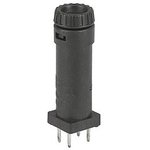 3101.0040, Socket, cylindrical fuses, THT, 5x20mm, -40-85°C