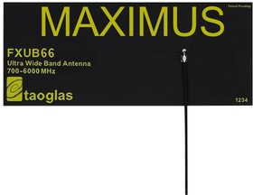 Фото 1/4 FXUB66.01.0150C, Antennas Maximus Ultra Wide Band Flex Antenna 700MHz to 6GHz with 150mm 1.37 SMA(M)